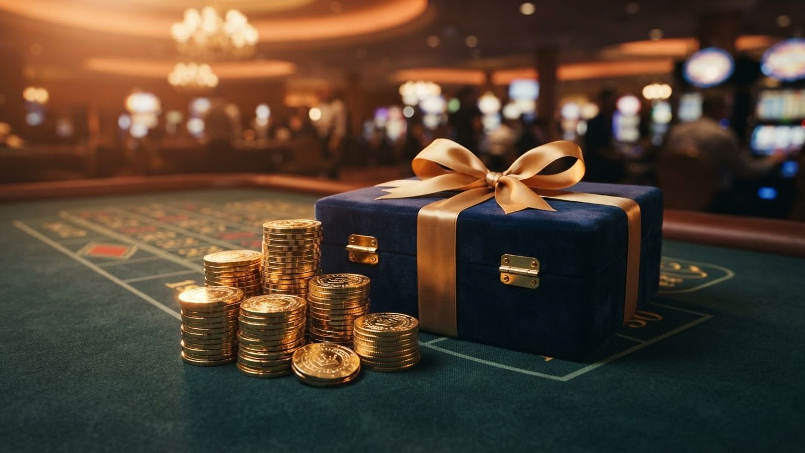 Coffret cadeau de bienvenue WESTACE avec pièces dorées
