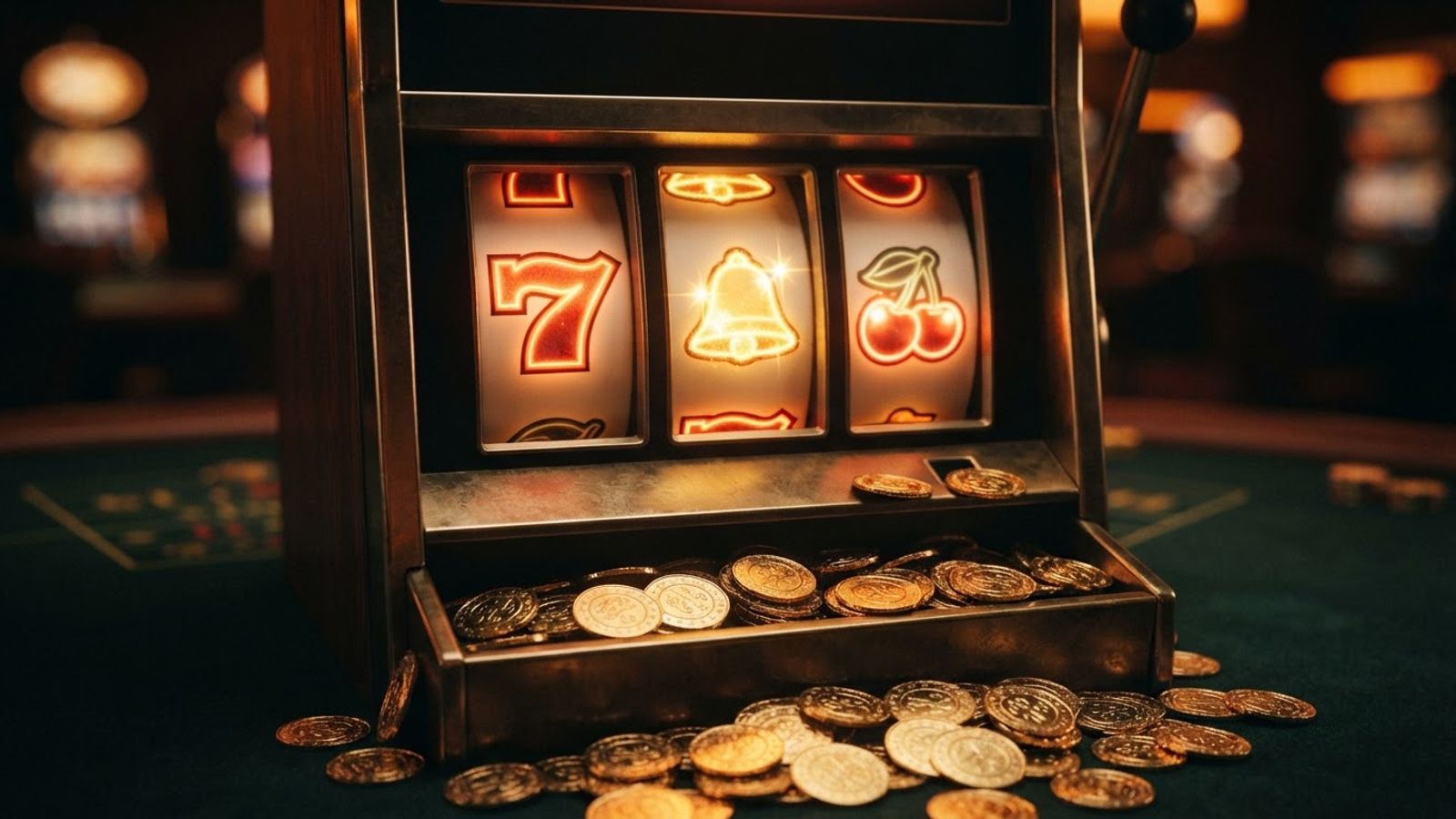 Rouleaux de machine à sous et tours gratuits